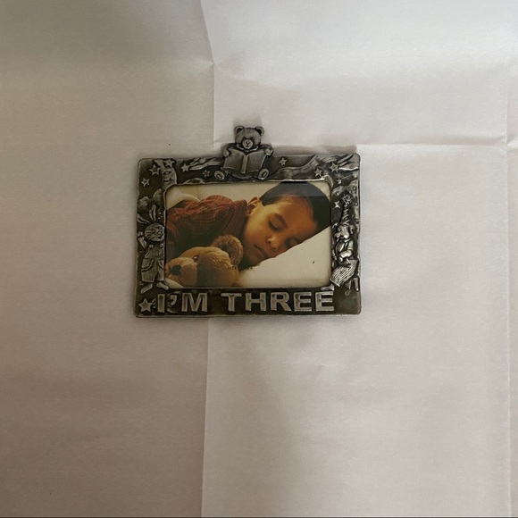 I’m Three Pewter Picture Frame - Picture 6 of 7